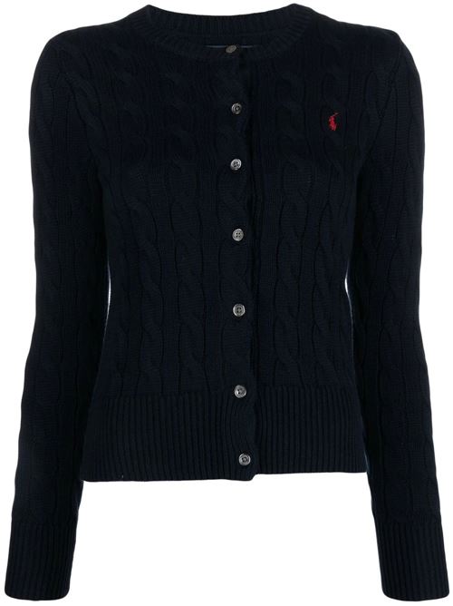 Cardigan Polo Pony lavorato a trecce Polo Ralph Lauren | 211891643002